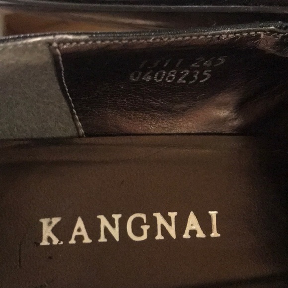 Vintage Black Pointed Ruffles with Gems Shoes - Picture 3 of 9